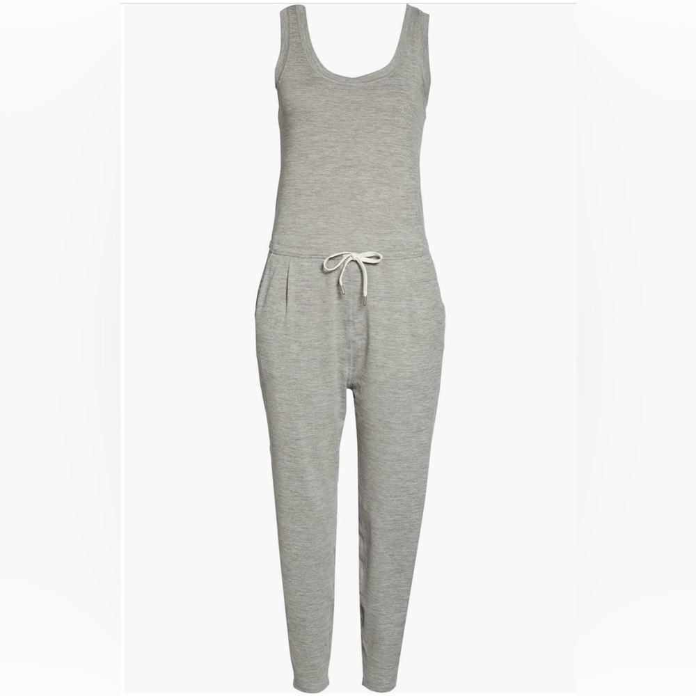 Vuori Lux Harem Romper Jumpsuit One Piece Heather Grey Size Large